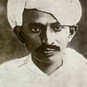Indian Leader Mahatma Gandhi Wearing Art Print