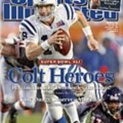 Indianapolis Colts Qb Peyton Manning, Super Bowl Xli Sports Illustrated Cover Art Print