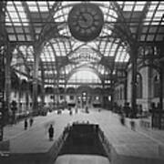 Interior Main Concourse Of Penn Station Art Print