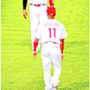 J Roll And The Big Piece, Ryan And Rollins, Phillies Greats Art Print