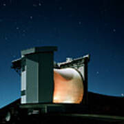 James Clerk Maxwell Telescope At Night Art Print