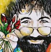 Jerry Garcia Art Print