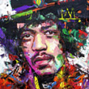 Jimi Hendrix Iv Art Print