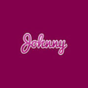Johnny #johnny Art Print
