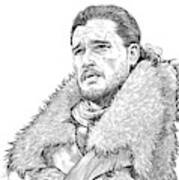 Jon Snow Art Print