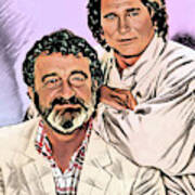 Jonathan Smith And Mark Gordon Aka - Michael Landon And Victor French Art Print