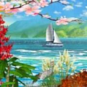 Joy Island Cruise Art Print