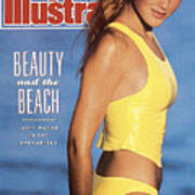 Judit Masco Swimsuit 1990 Sports Illustrated Cover Art Print