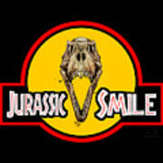 Jurassic Smile Skull Art Print
