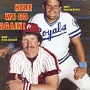 Kansas City Royals George Brett And Philadelphia Phillies Sports Illustrated Cover Art Print