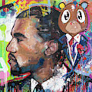 Kanye West Art Print
