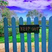 Keep Out Art Print