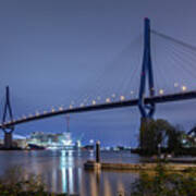 Khlbrand Bridge At Blue Hour Art Print