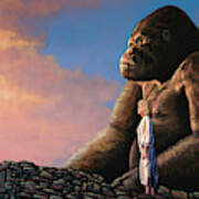 King Kong Painting Art Print
