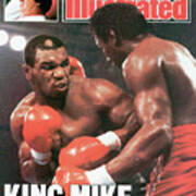 King Mike Mike Tyson, Undisputed Heavyweight Champ Sports Illustrated Cover Art Print