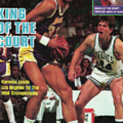 King Of The Court Kareem Leads Los Angeles To The Nba Sports Illustrated Cover Art Print