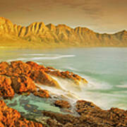 Kogel Bay Sunset, Cape Town Art Print