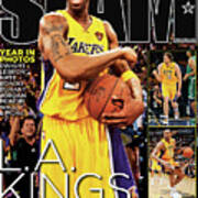L.a. Kings: Kobe, Pau & Ron Put A Ring On It Slam Cover Art Print