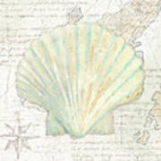 La Mer I Map Art Print