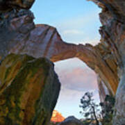 La Ventana Arch Sunrise, El Malpais Nm, New Mexico Art Print