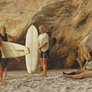 Laguna Beach Surfers Art Print