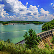 Lake Allatoona Dam Art Print