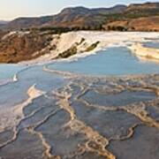 Landscape In Pamukkale, Turkey Art Print