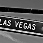 Las Vegas Blvd Sign by Mary Pille