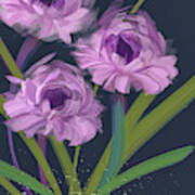 Lavender Posies Art Print