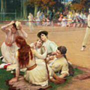 Lawn Tennis Club Art Print