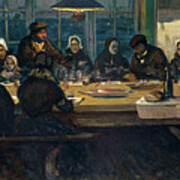 Le Repas Dadieu, 1899.artist Charles Art Print