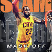Lebron: Mask Off Slam Cover Art Print