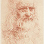 Leonardo Da Vinci 1452-1519, Italian Art Print