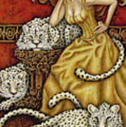 Leopard's Lair Art Print