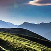 Lever Du Jour Sur La Haute Maurienne Art Print