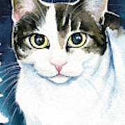 Lindy Cat Painting Art Print
