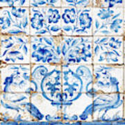Lisbon Tiles Three Art Print
