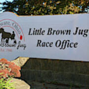 Little Brown Jug Delaware County Fairgrounds  5152 Art Print