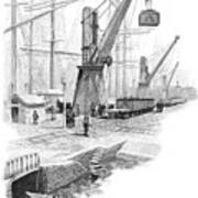 Loading Coal At Newcastle, New South Art Print