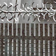 London Fence Abstract Art Print