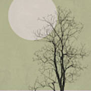 Lonely Winter Tree Art Print