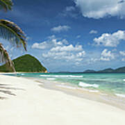 Long Bay And Belmont Point In Tortola Art Print