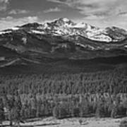 Longs Peak , Rocky Mountain National Art Print
