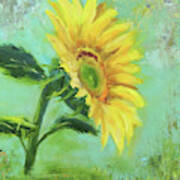 Loose Sunflower Art Print