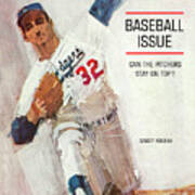 Los Angeles Dodgers Sandy Koufax Sports Illustrated Cover Art Print