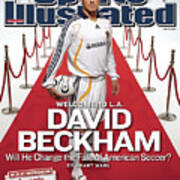 Los Angeles Galaxy David Beckham Sports Illustrated Cover Art Print