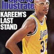 Los Angeles Lakers Kareem Abdul-jabbar Sports Illustrated Cover Art Print