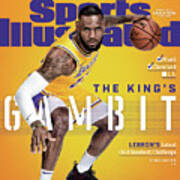Los Angeles Lakers Lebron James, 2018-19 Nba Basketball Sports Illustrated Cover Art Print