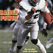 Los Angeles Raiders Marcus Allen... Sports Illustrated Cover Art Print