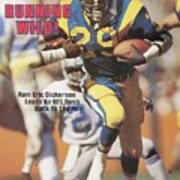 Los Angeles Rams Eric Dickerson... Sports Illustrated Cover Art Print